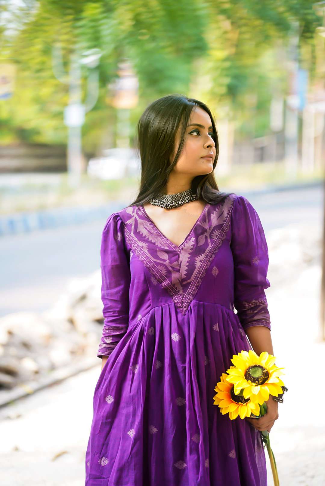 Anila In Purple monri Anila In Purple monri