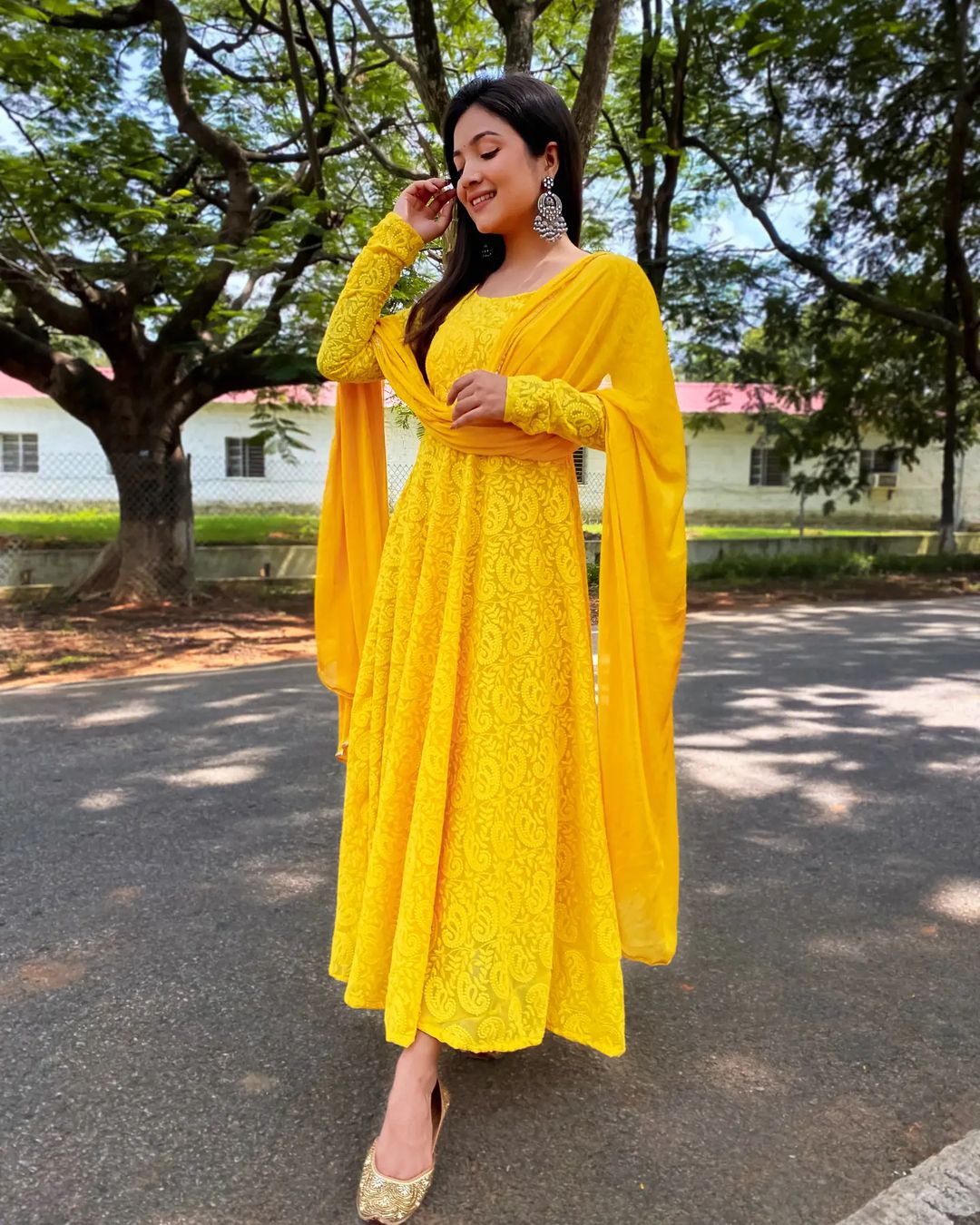 Anarkali Yellow – monri