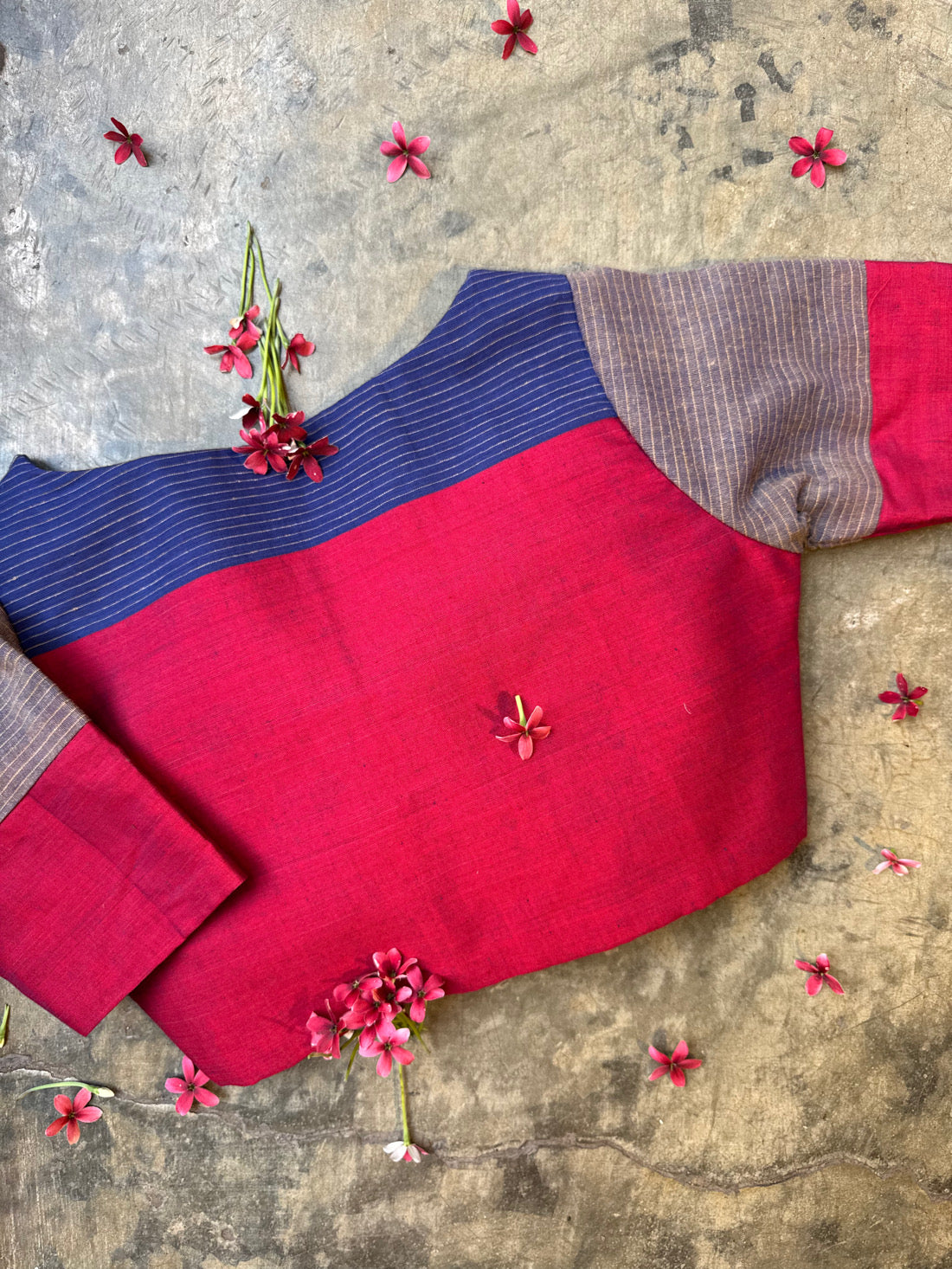 Kumudini Blue Blouse