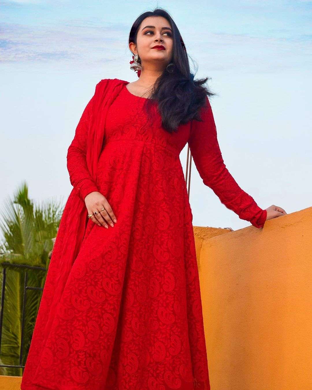 Anarkali Red – monri Anarkali Red – monri