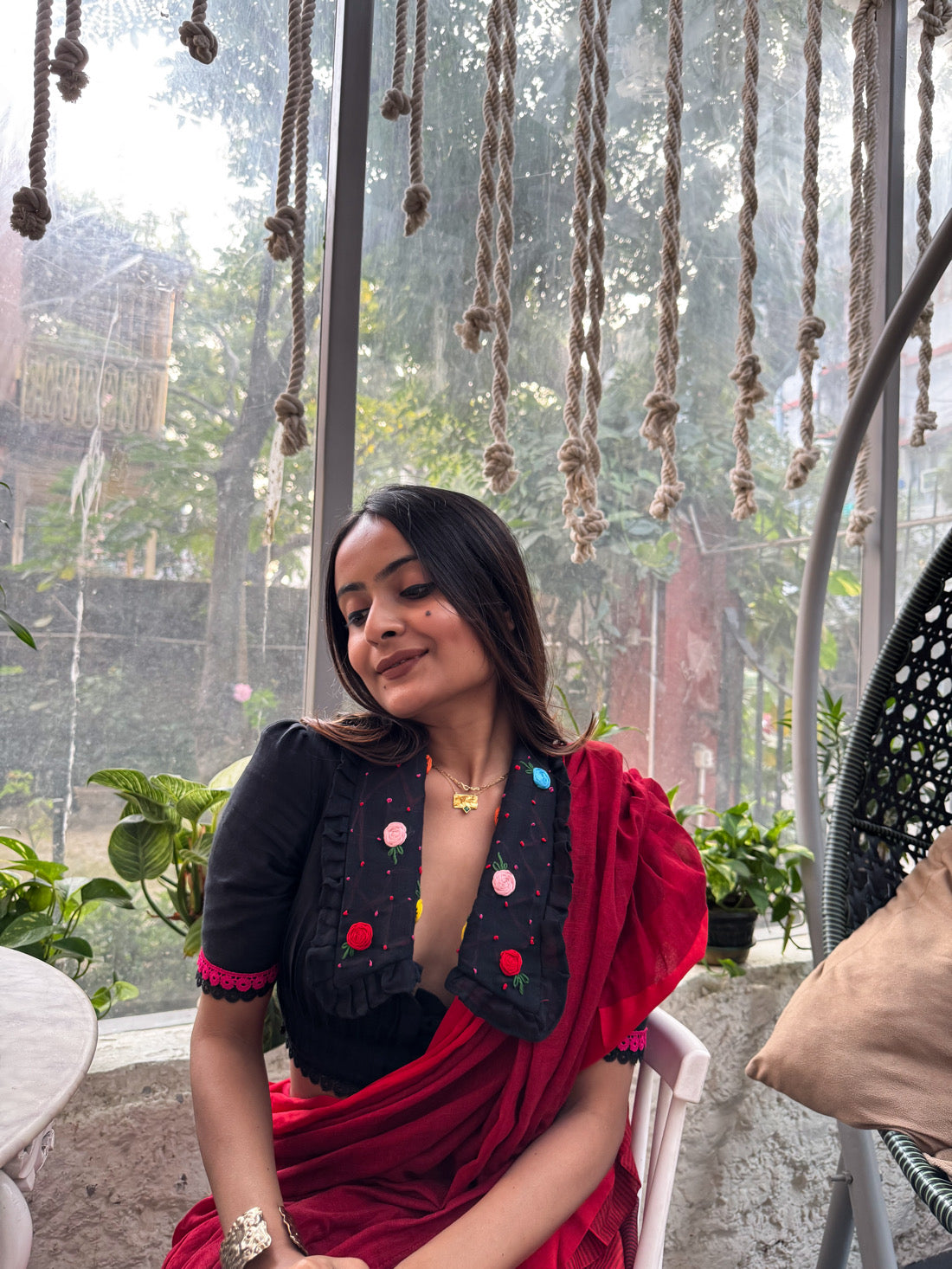 Roses in Black garden