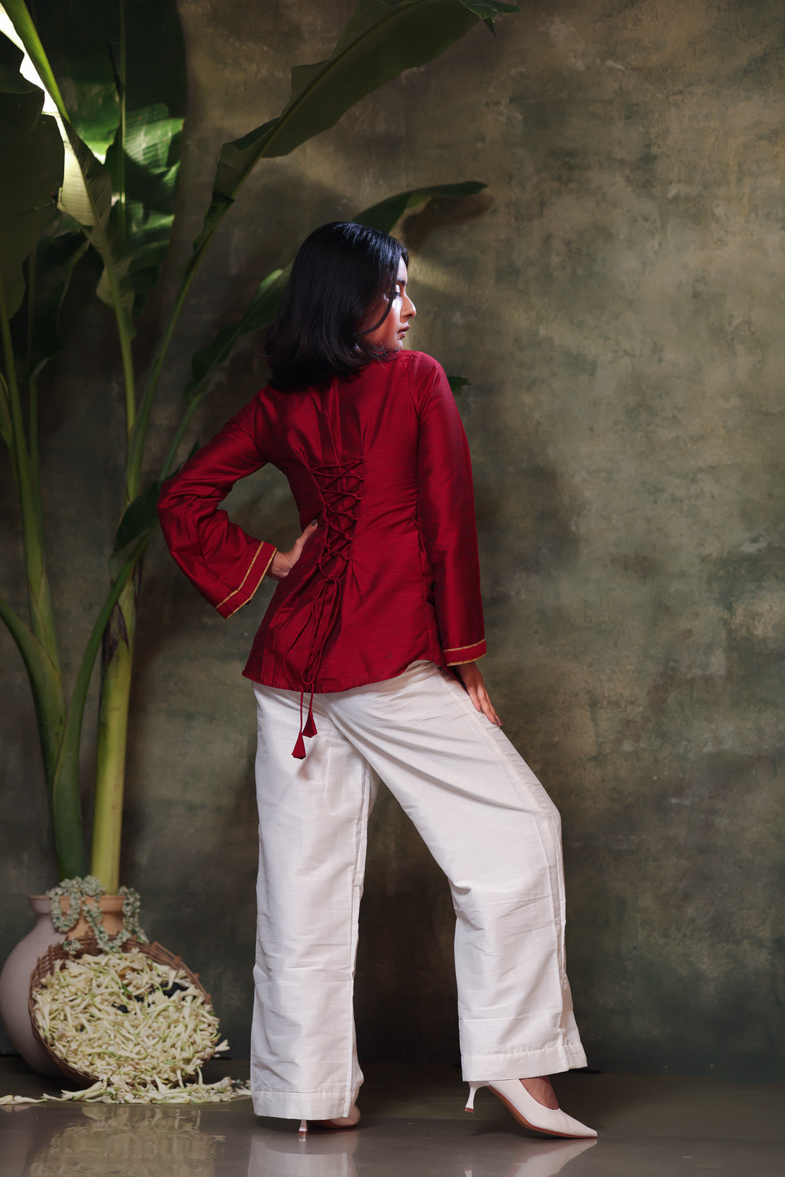 Maroon Kurti