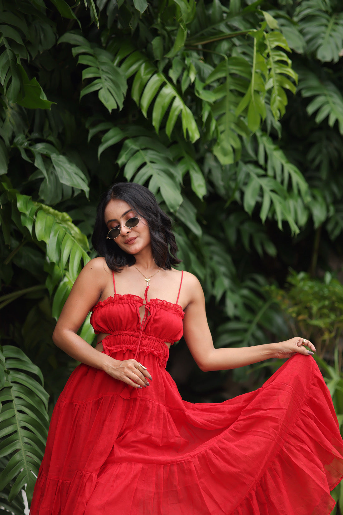 Backless Breeze In Red
