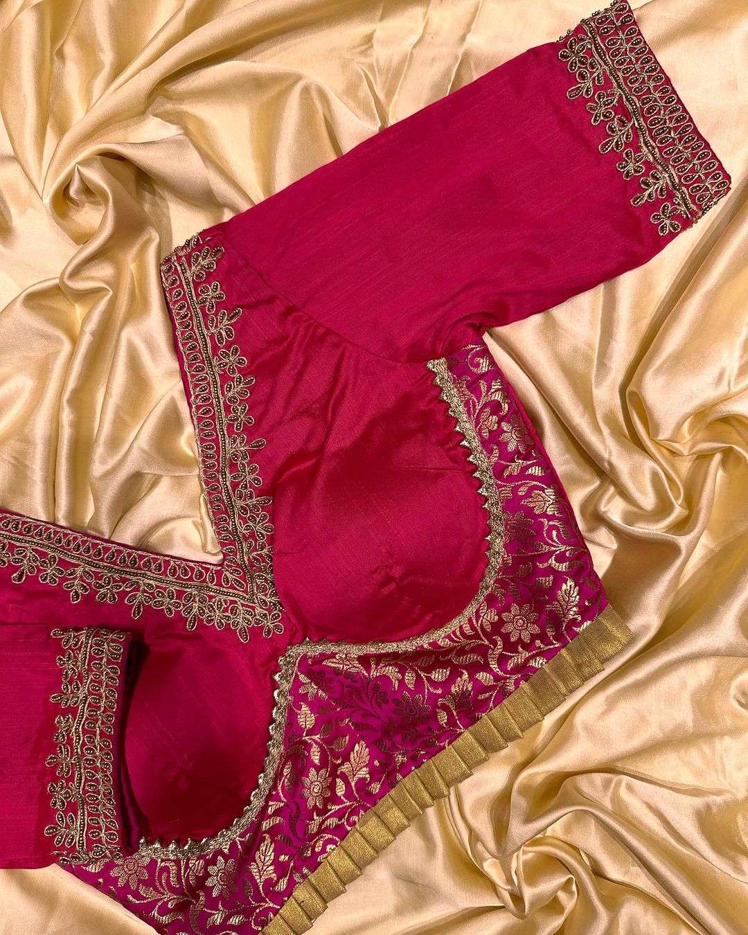 Apsara Pink Silk Blouse