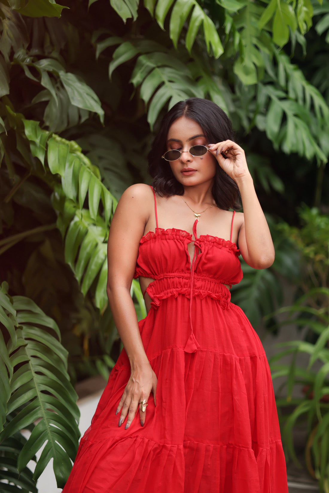 Backless Breeze In Red