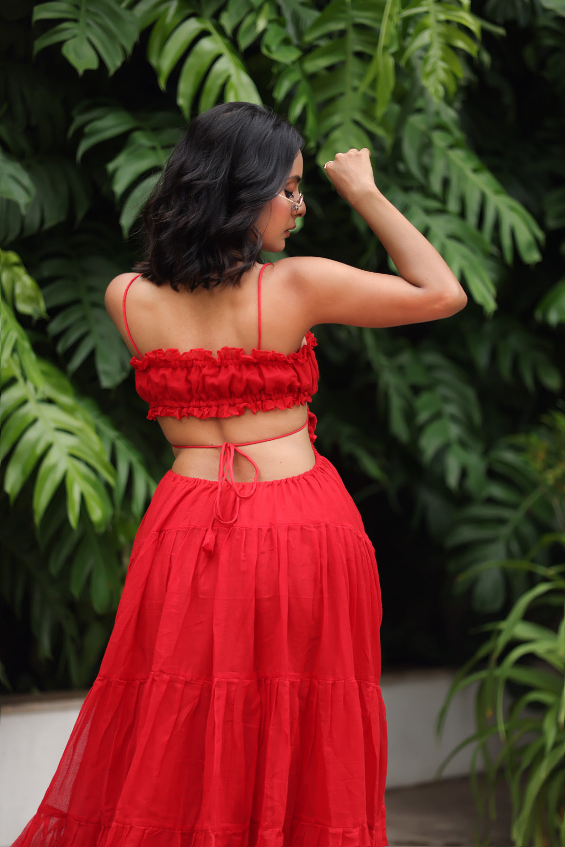 Backless Breeze In Red