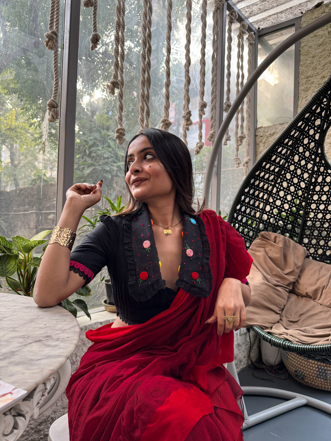 Roses in Black garden