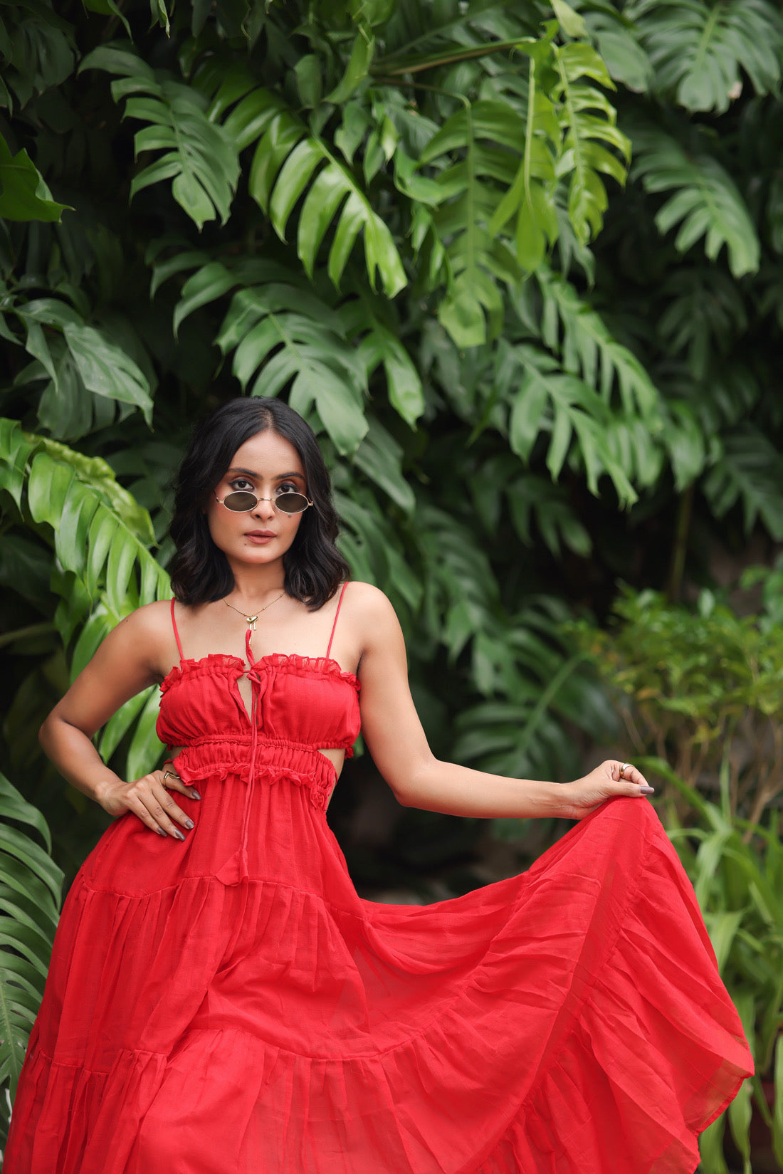 Backless Breeze In Red