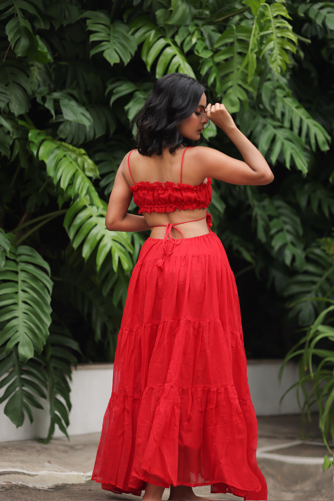 Backless Breeze In Red
