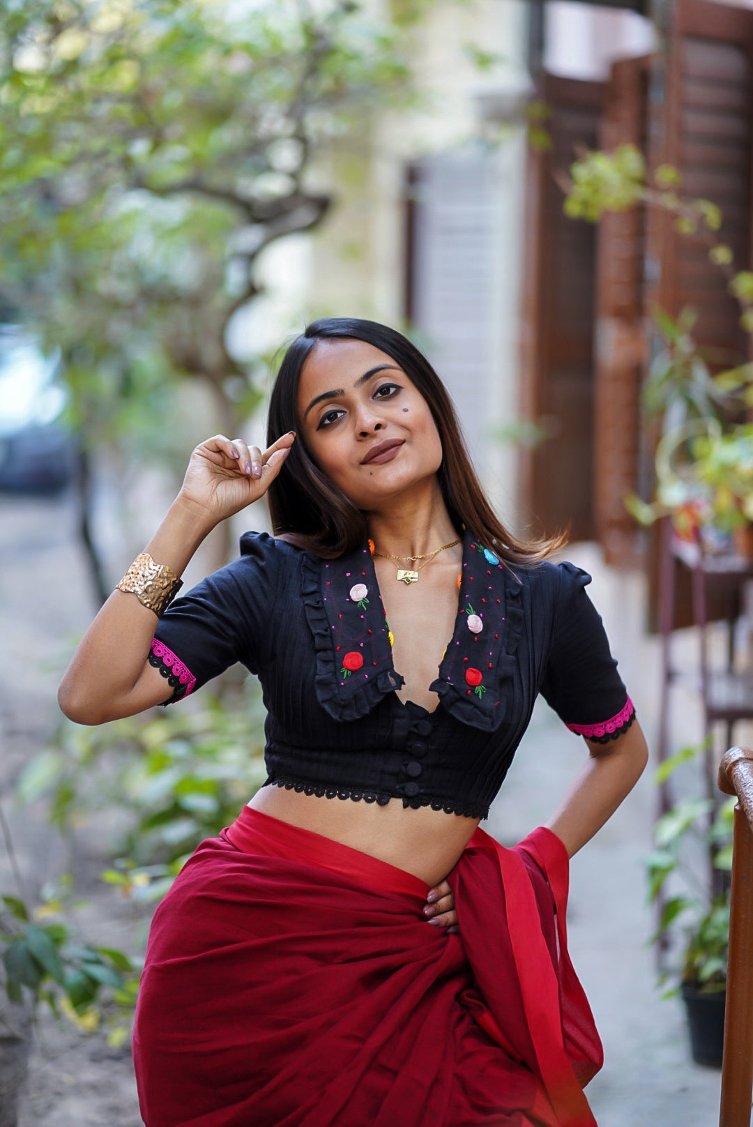 Roses in Black garden