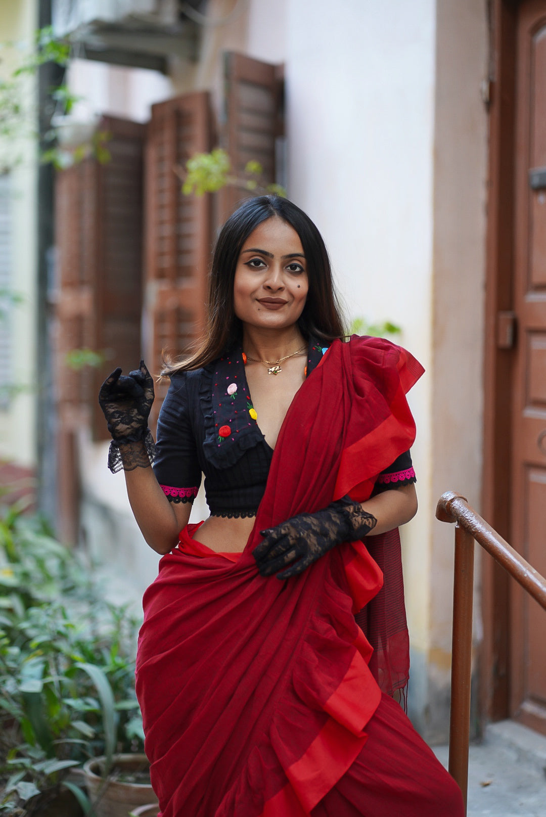 Roses in Black garden