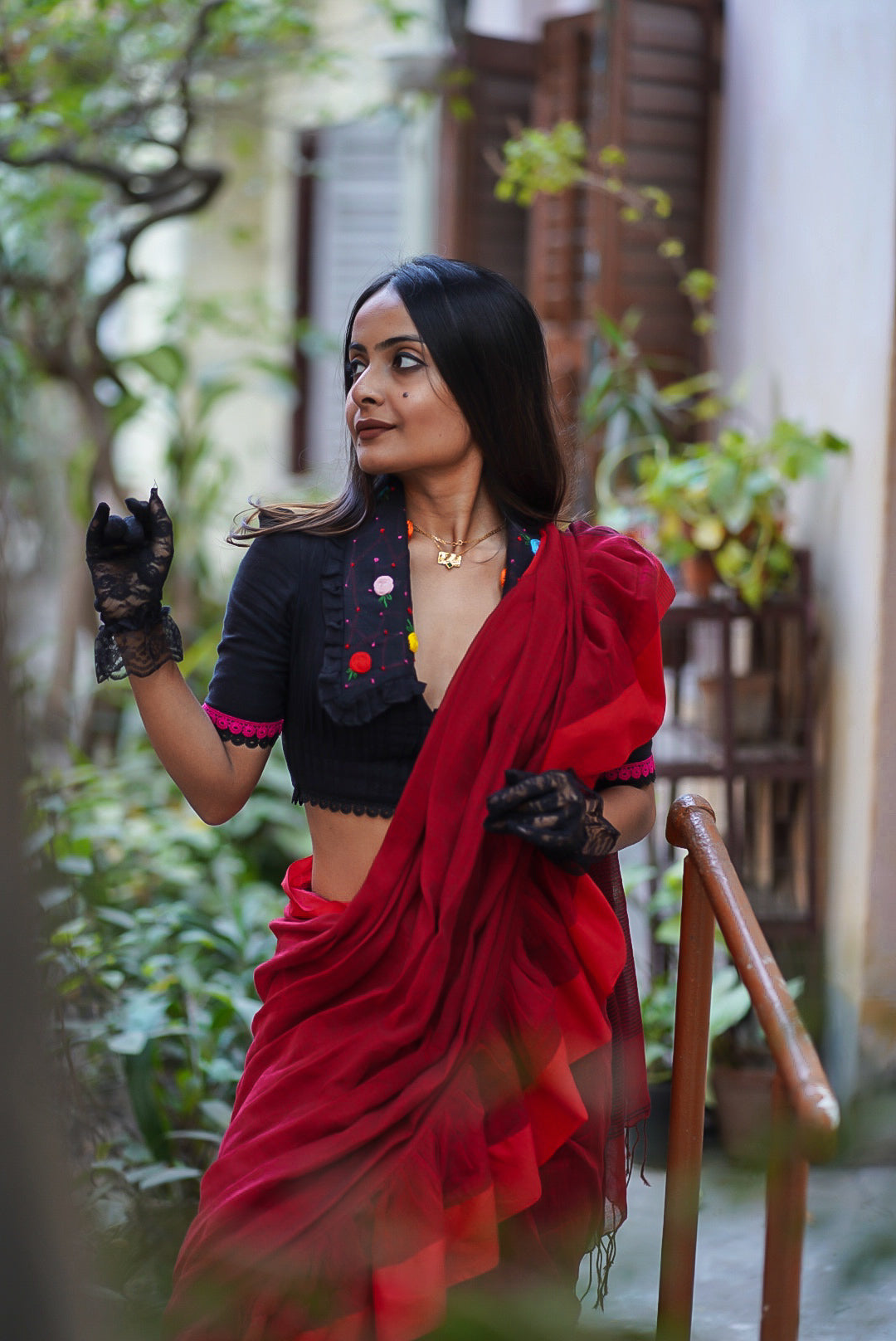 Roses in Black garden