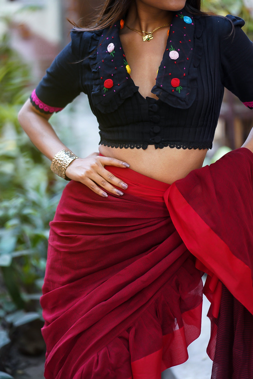 Roses in Black garden