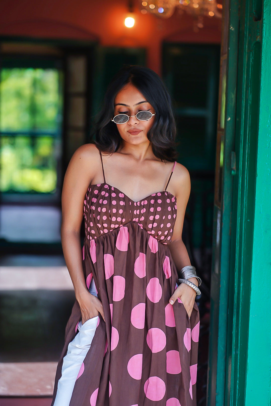 Rosy Mocha Kurti