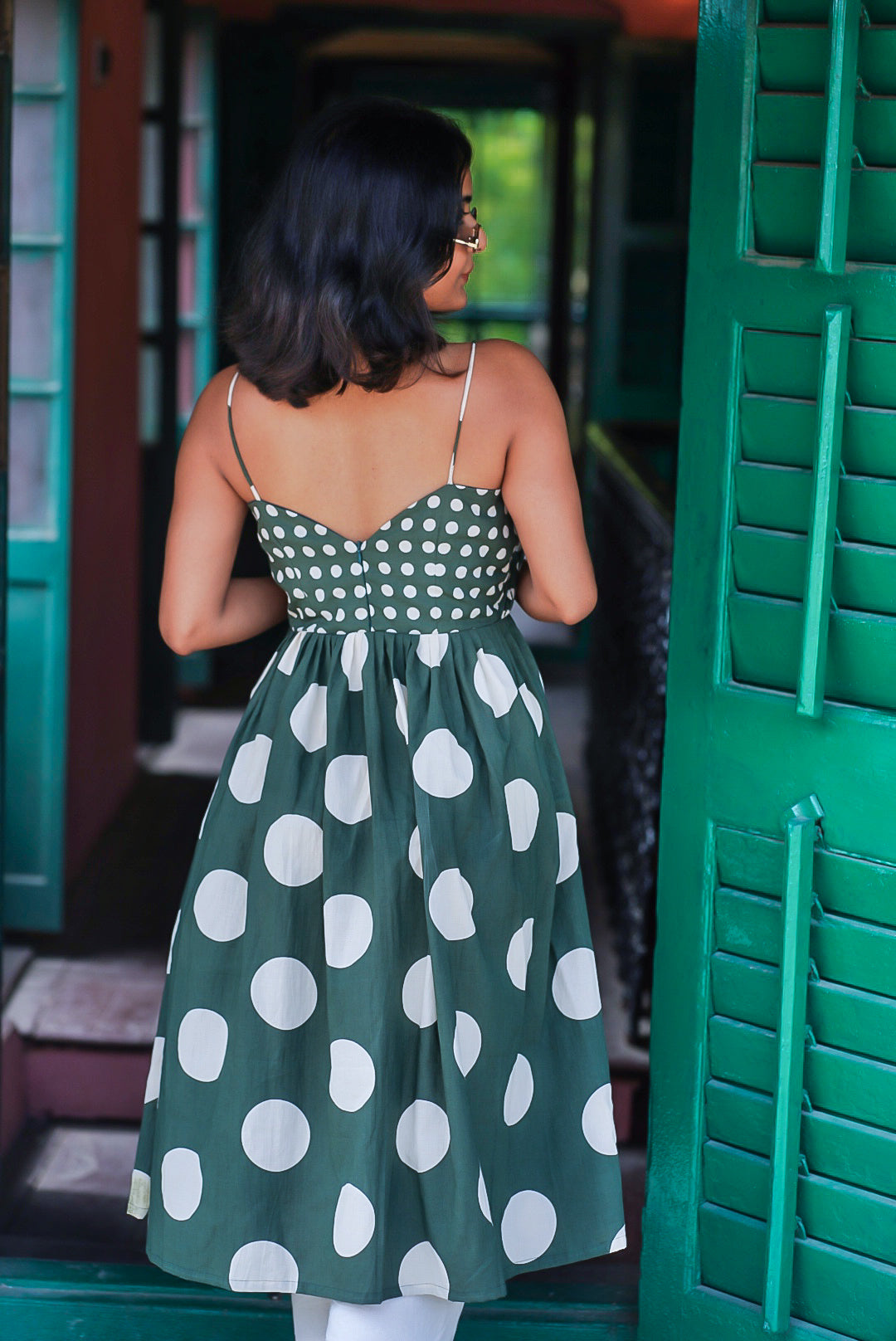 Olive Dot Kurti