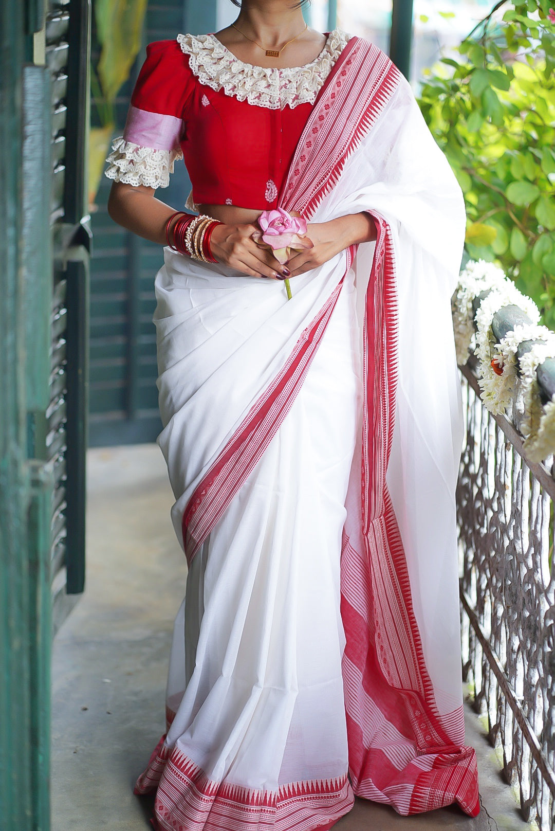 Laal Shorot Blouse