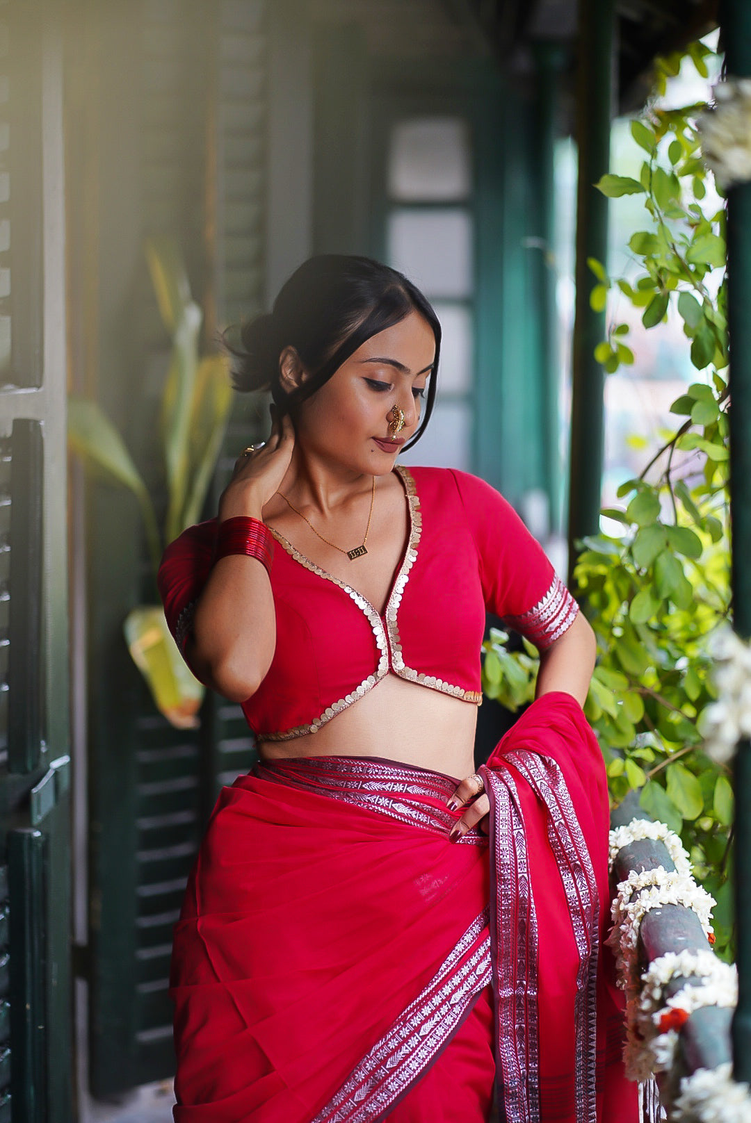 Laal Shidur Blouse