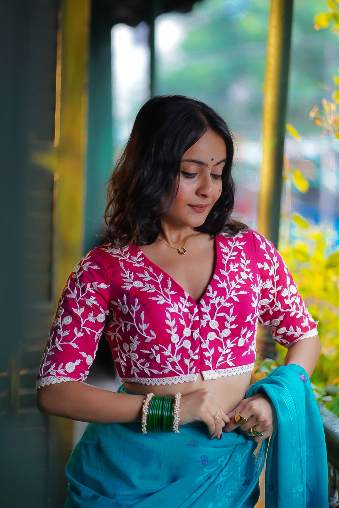 Pink Pearl Blouse