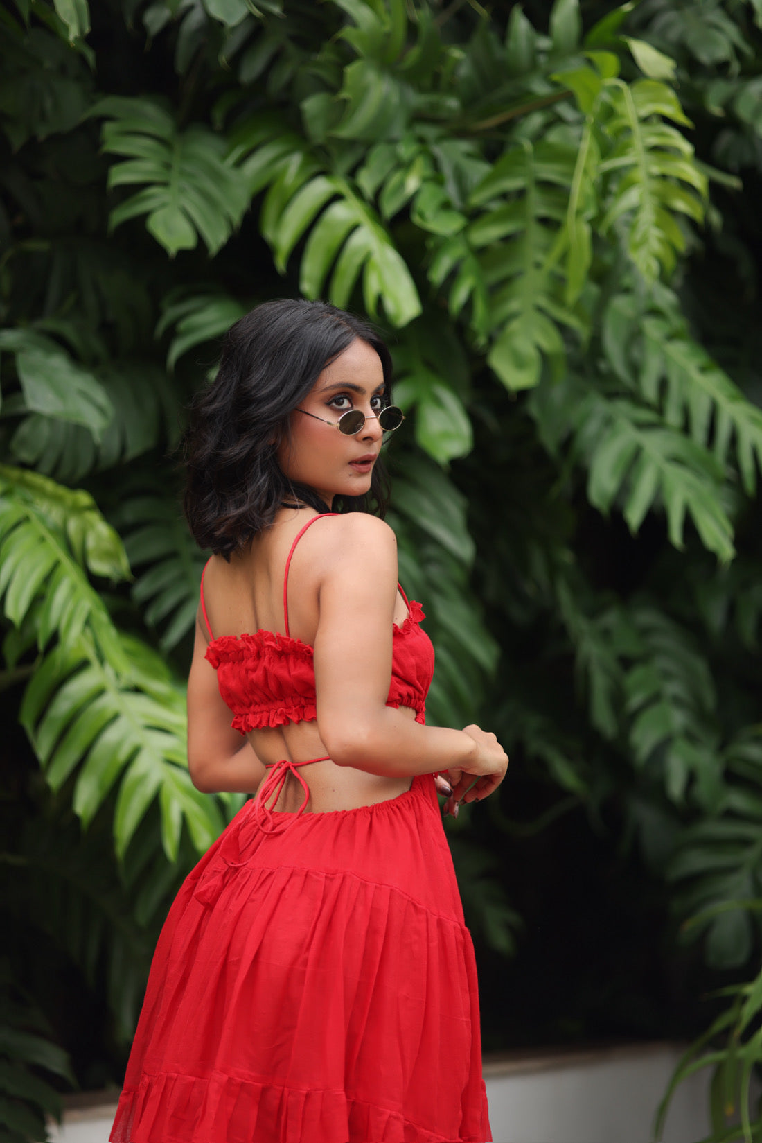 Backless Breeze In Red