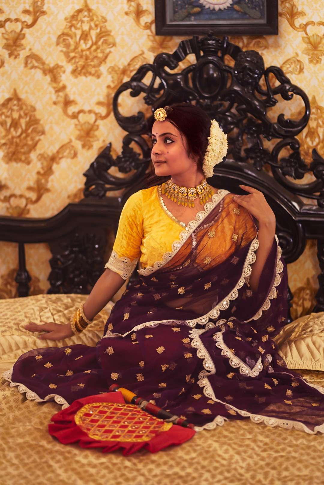 Mumtaz In Purple