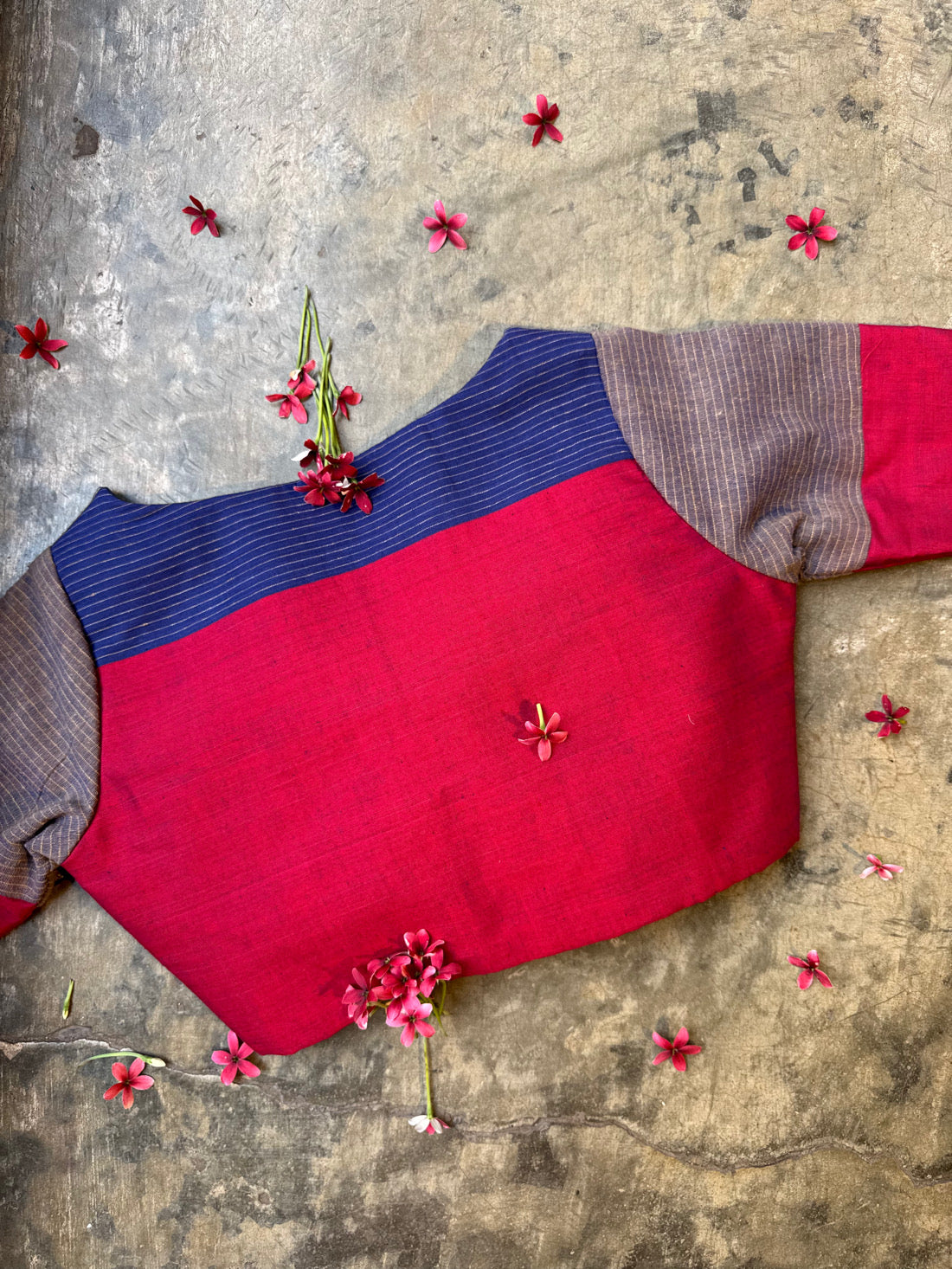 Kumudini Blue Blouse