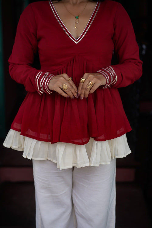 Maroon Chandni