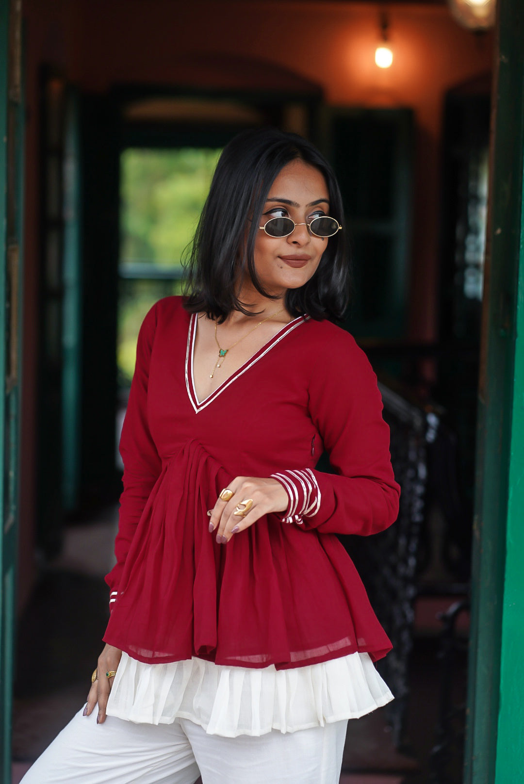 Maroon Chandni
