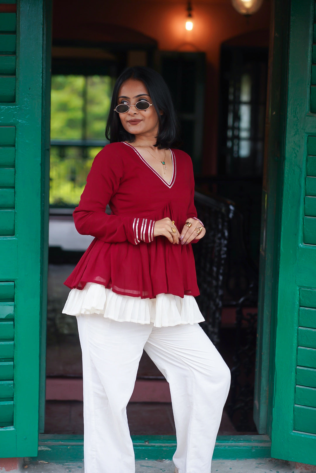 Maroon Chandni