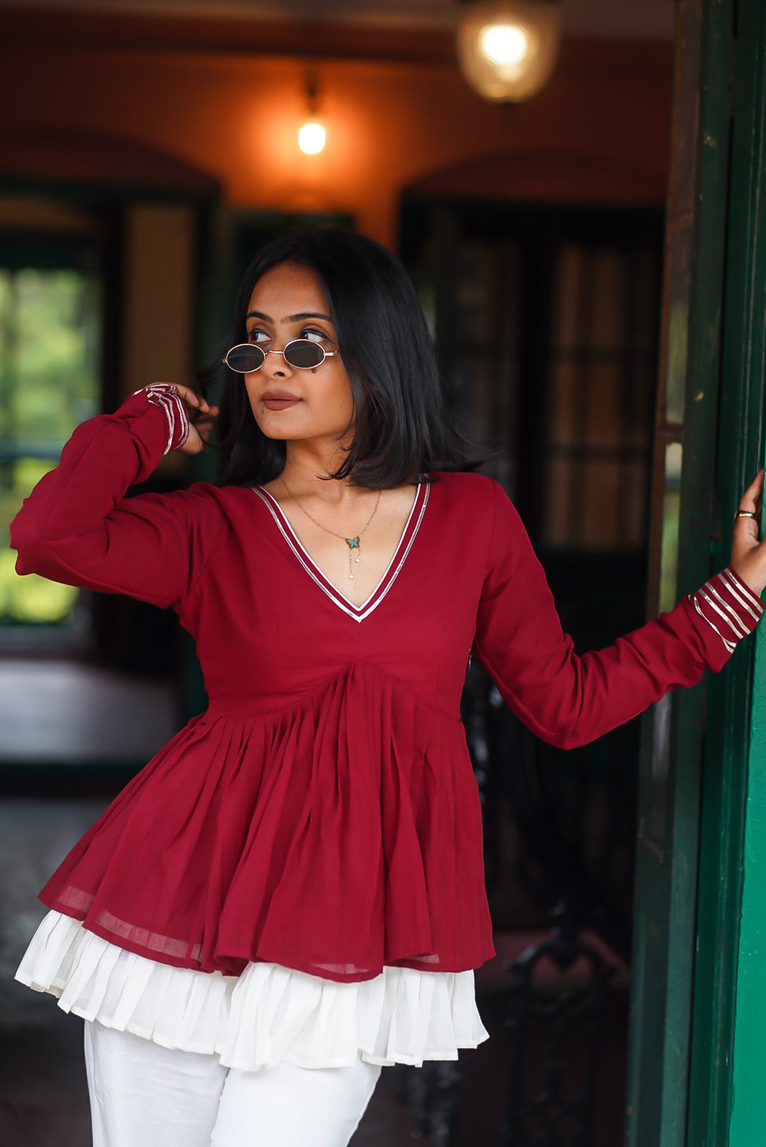 Maroon Chandni