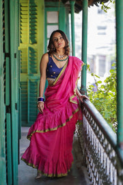 Pink Ruffle Rani